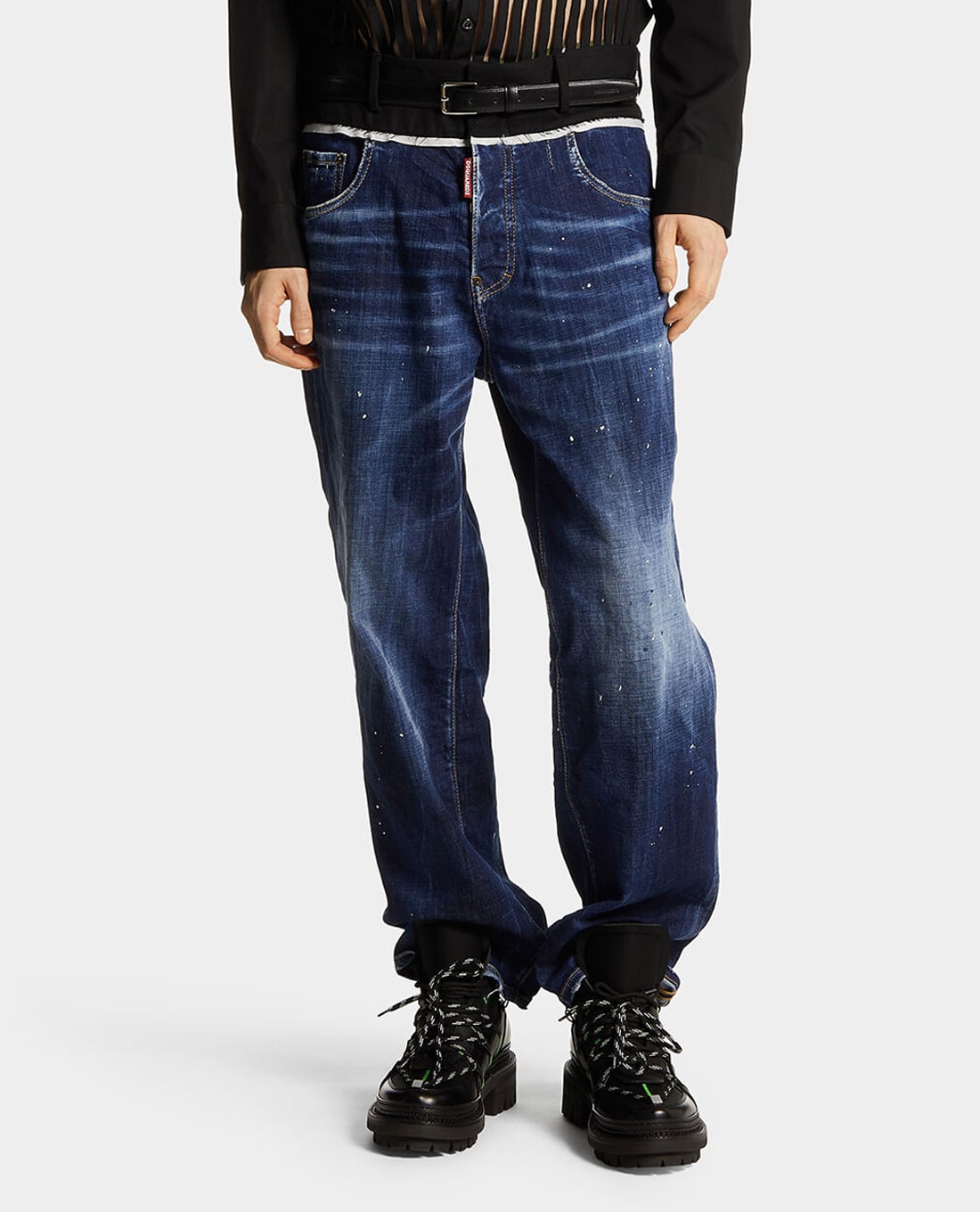 DSQUARED2 - Quần jeans nam ống đứng Medium Spots