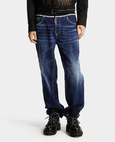  DSQUARED2 - Quần jeans nam ống đứng Medium Spots 