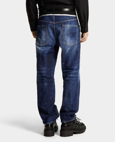 DSQUARED2 - Quần jeans nam ống đứng Medium Spots 