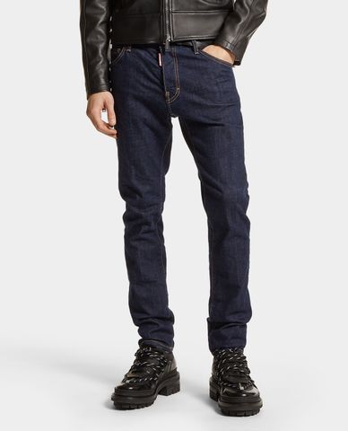  DSQUARED2 - Quần jeans nam phom ôm Dark Rinse 