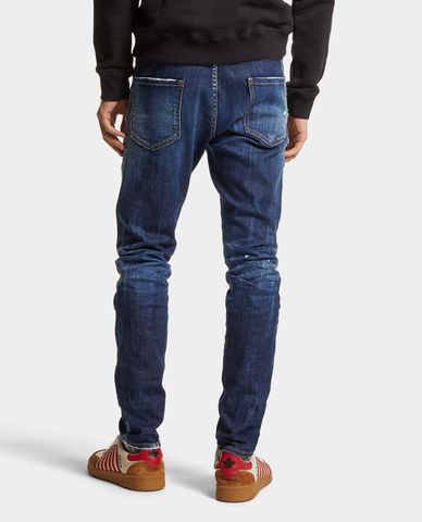  DSQUARED2 - Quần jeans nam phom ôm wash bạc Cool Guy 