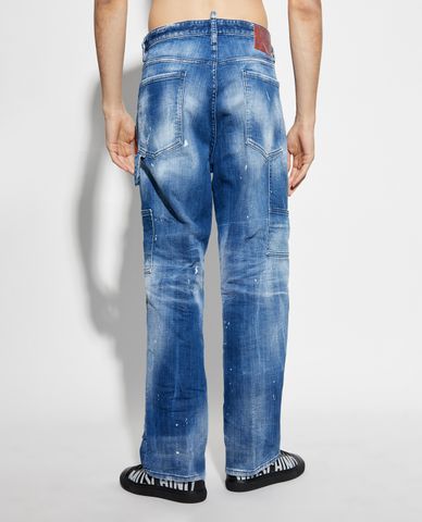  DSQUARED2 - Quần jeans nam ống rộng cá tính 
