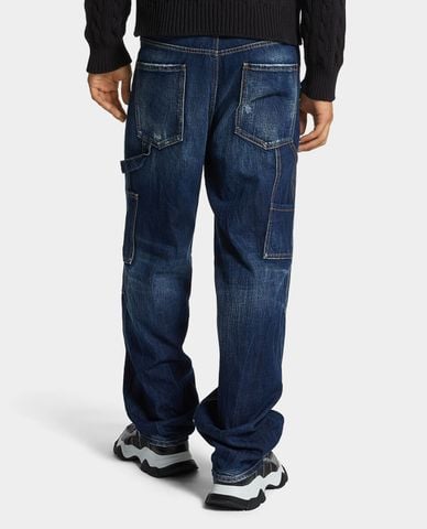  DSQUARED2 - Quần jeans nam ống rộng Dark Semplice 
