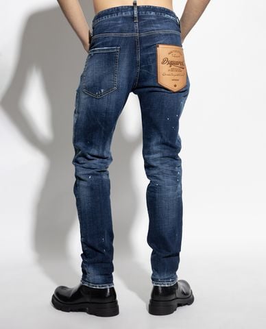  DSQUARED2 - Quần jeans nam phom ôm thời trang 