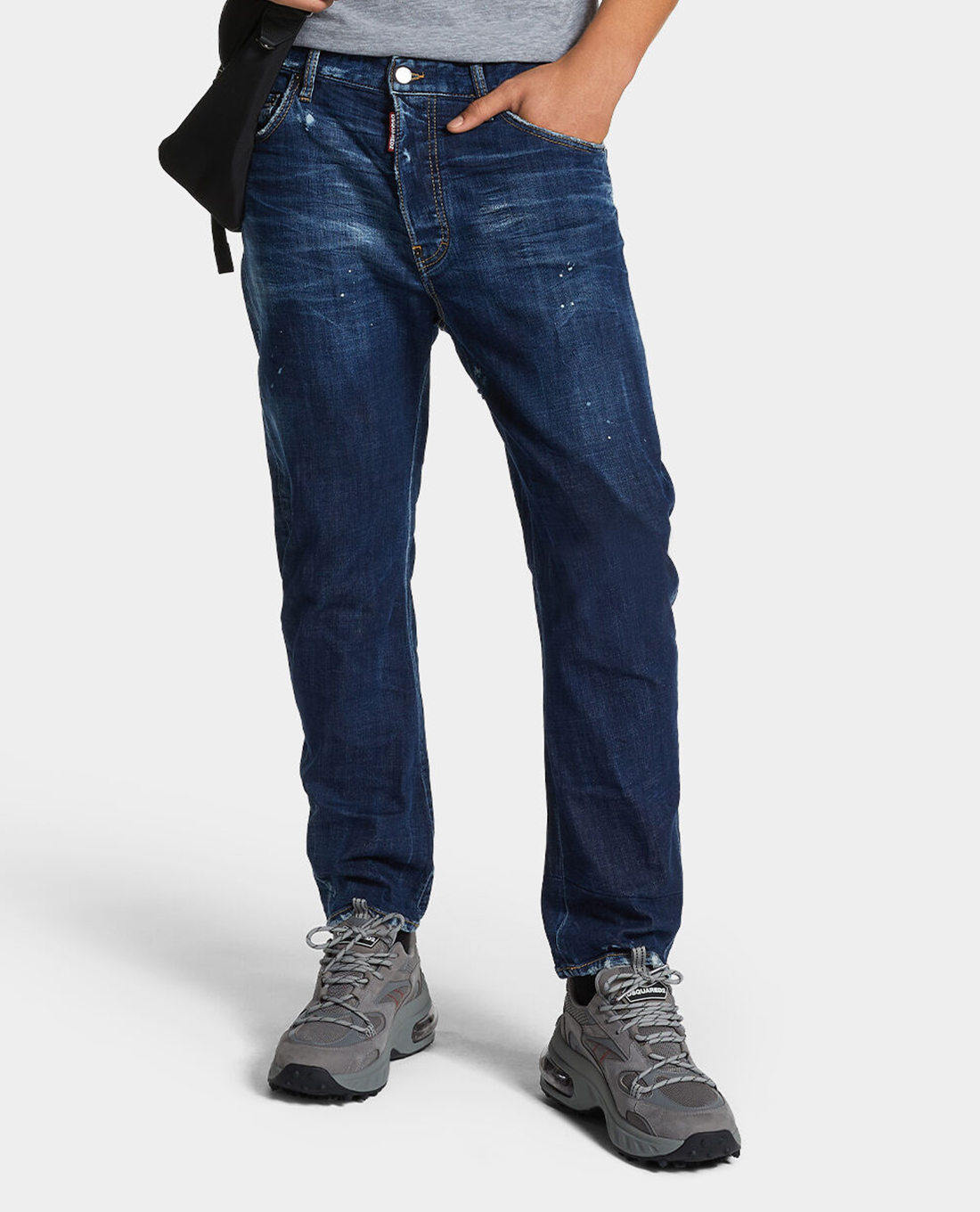 DSQUARED2 - Quần jeans nam phom ôm Dark Perfect Clean Wash