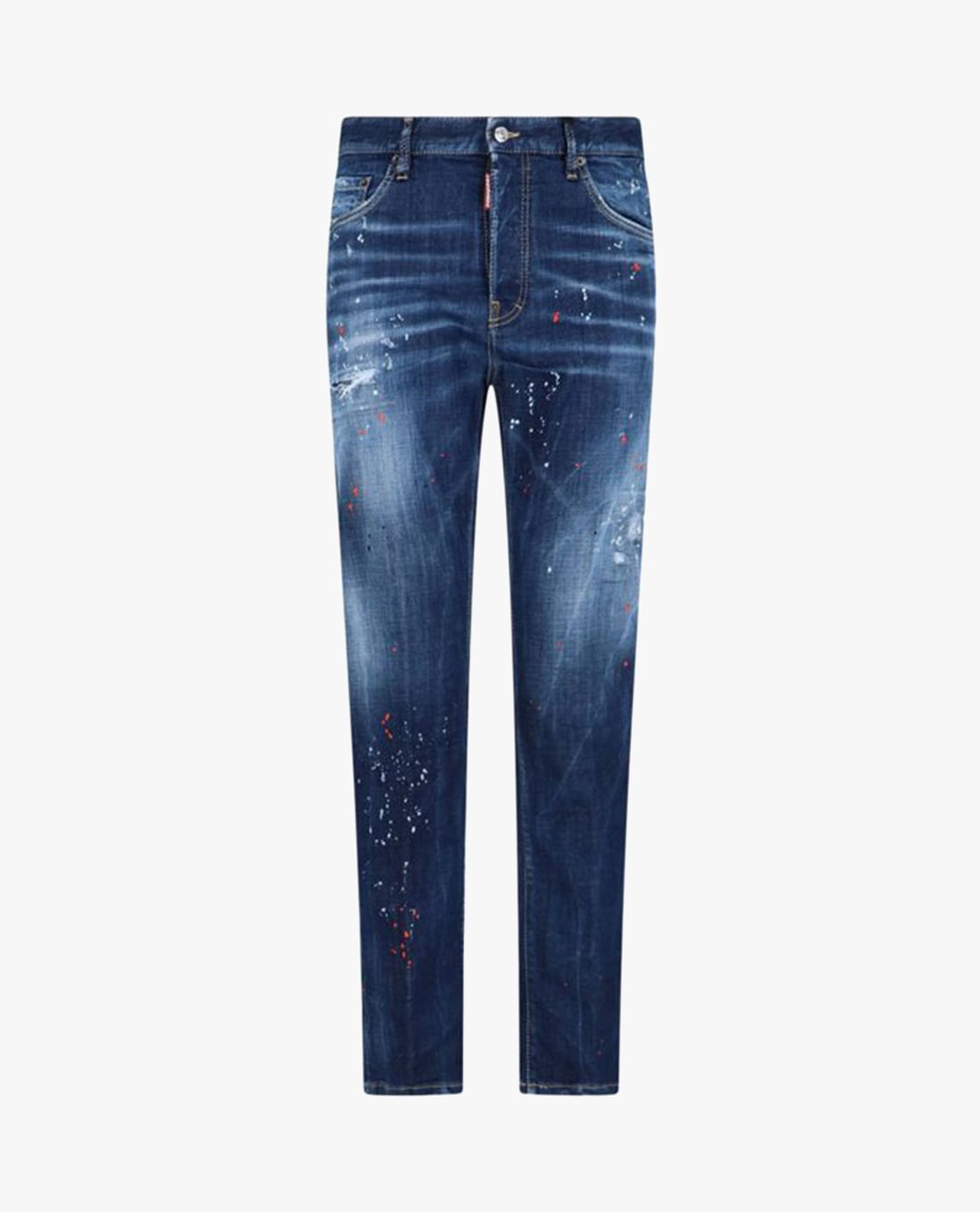 DSQUARED2 - Quần jeans nam phom ôm phối hoạ tiết
