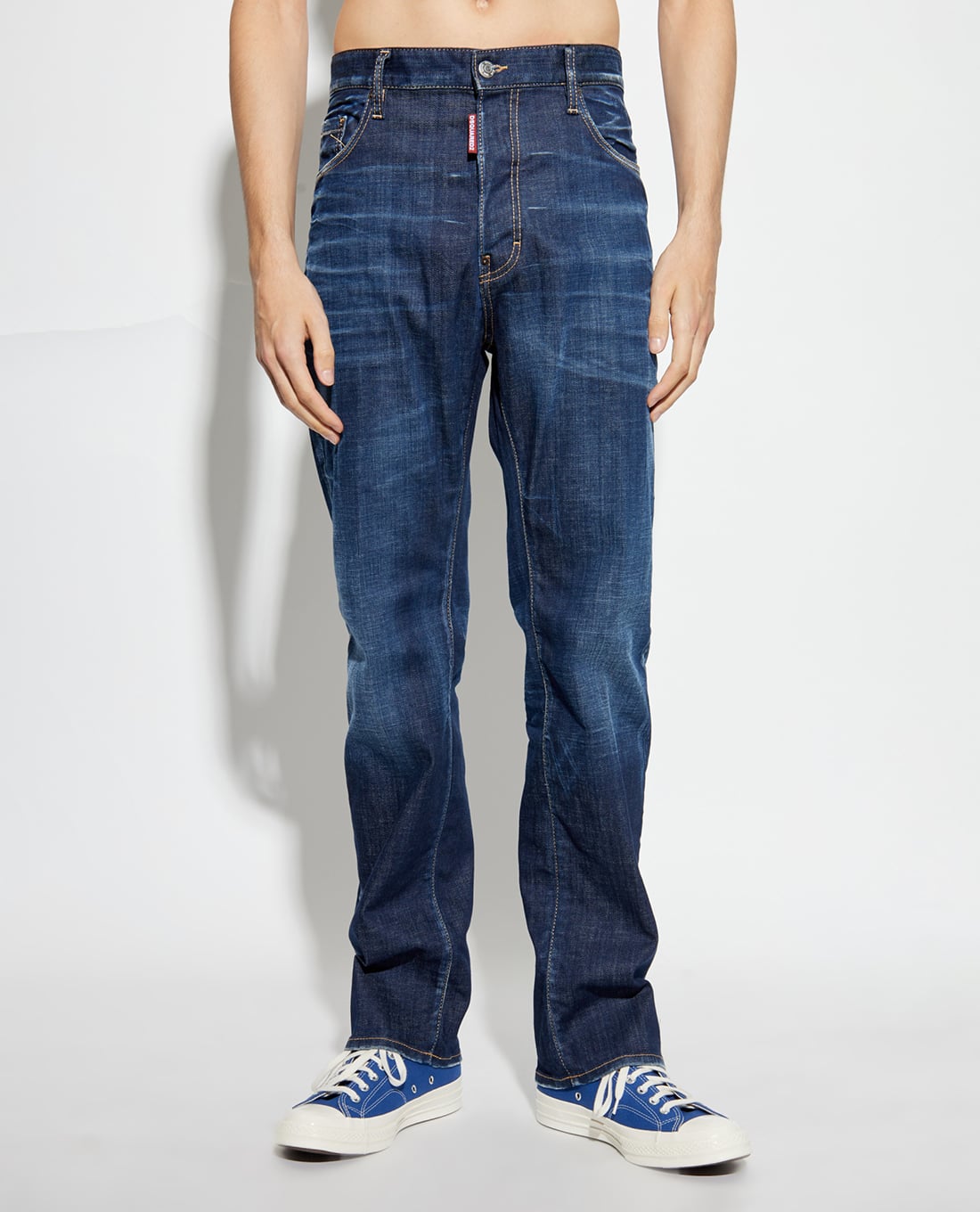 DSQUARED2 - Quần jeans nam ống đứng thời trang