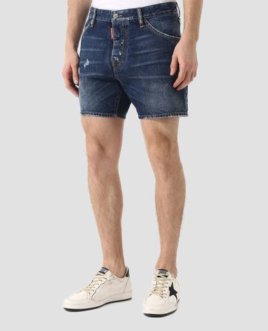  DSQUARED2 - Quần shorts denim nam Cool Guy 