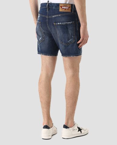  DSQUARED2 - Quần shorts denim nam Cool Guy 