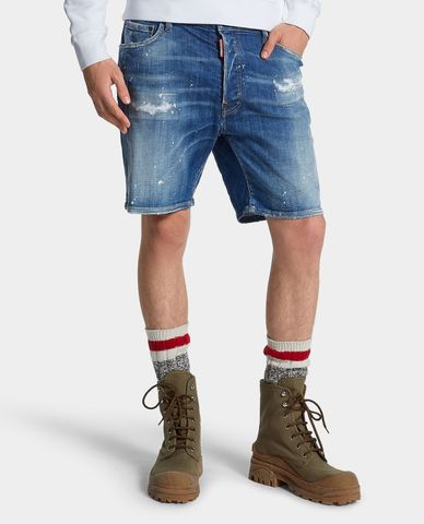 DSQUARED2 - Quần short jeans nam Marine 