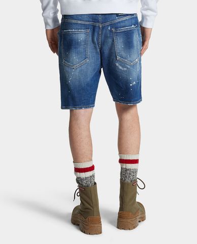  DSQUARED2 - Quần short jeans nam Marine 