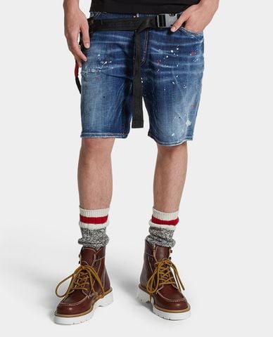  DSQUARED2 - Quần short jeans nam Marine 