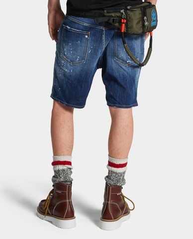  DSQUARED2 - Quần short jeans nam Marine 