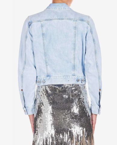  DSQUARED2 - Áo khoác jeans nữ Stonewashed Denim 