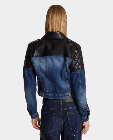  DSQUARED2 - Áo khoác denim nữ cách điệu thời trang 