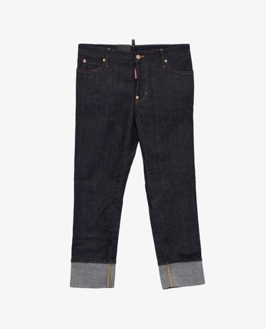  DSQUARED2 - Quần jeans nữ phom suông cá tính 