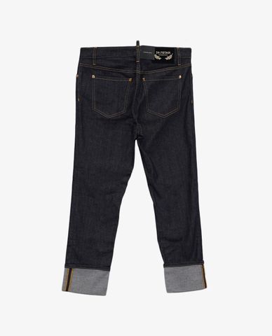  DSQUARED2 - Quần jeans nữ phom suông cá tính 