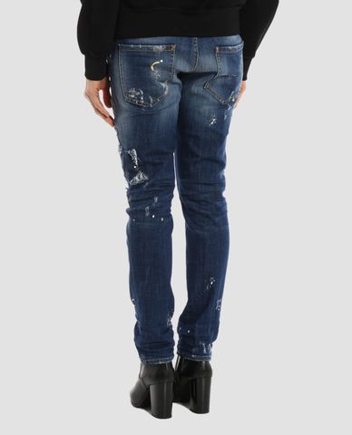  DSQUARED2 - Quần jeans nữ phom slim fit Cool Girl 