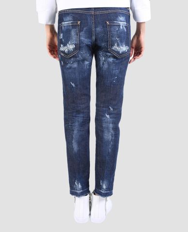  DSQUARED2 - Quần jeans nữ slim fit Blue Cool Girl America 