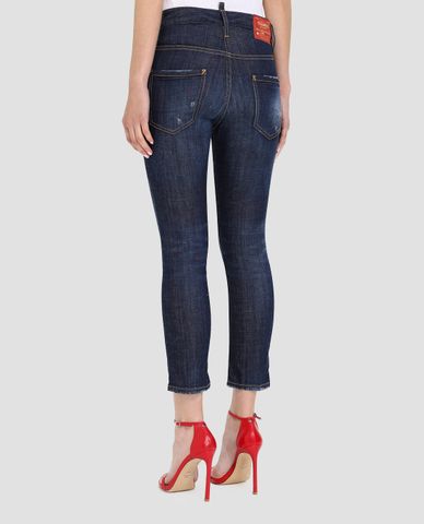  DSQUARED2 - Quần jeans nữ skinny Patch Cool Girl 