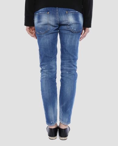  DSQUARED2 - Quần jeans nữ slim-fit wash vải dậm Cool Girl Jean 