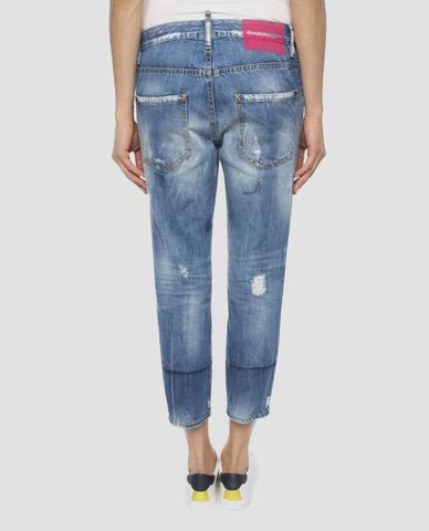  DSQUARED2 - Quần jeans nữ chi tiết rách vải Cool Girl 