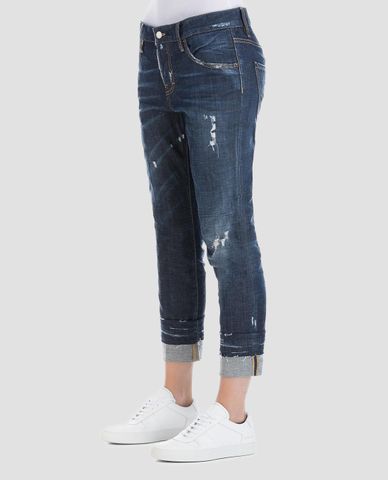  DSQUARED2 - Quần jeans nữ xắn ống Cool Girl 
