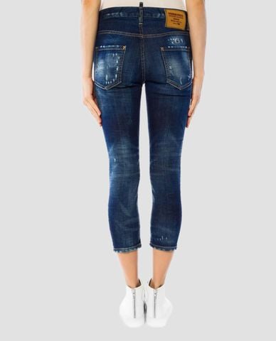  DSQUARED2 - Quần jeans nữ phom ôm Cool Girl Cropped 