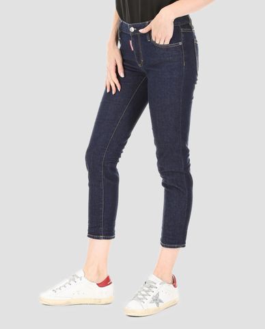  DSQUARED2 - Quần jeans nữ phom skinny Twiggy 