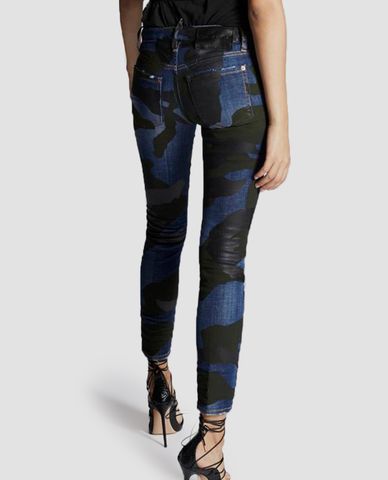  DSQUARED2 - Quần jeans nữ skinny Runway Camouflage 