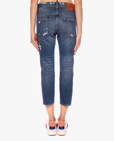  DSQUARED2 - Quần jeans nữ wash bạc Cool Girl 