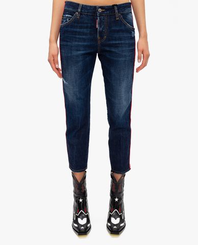  DSQUARED2 - Quần jeans nữ Cool Girl Cropped 
