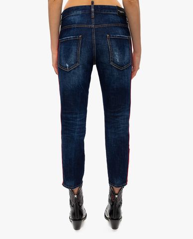  DSQUARED2 - Quần jeans nữ Cool Girl Cropped 