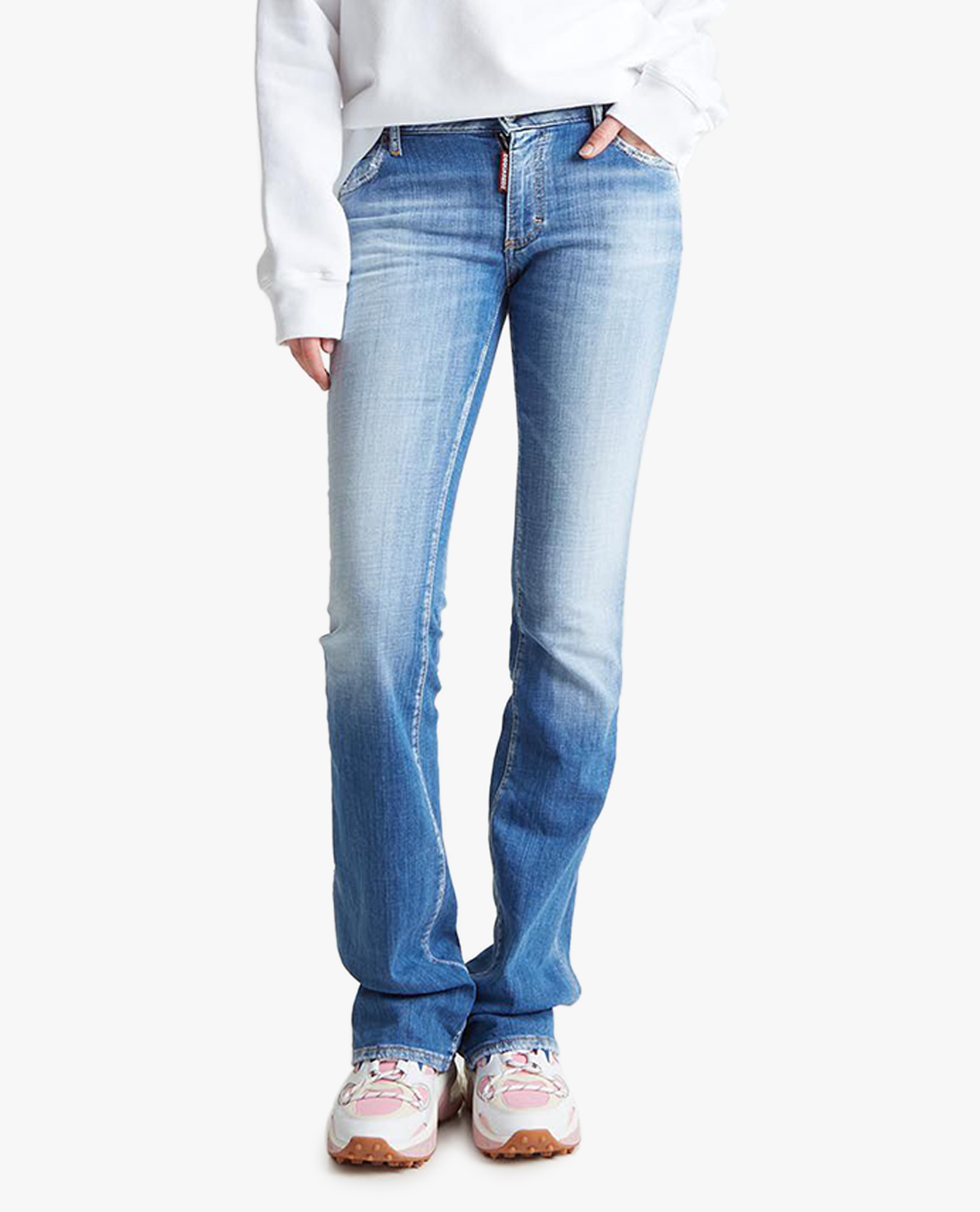 DSQUARED2 - Quần jeans nữ ống loe thời trang