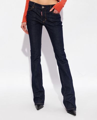  DSQUARED2 - Quần jeans nữ ống loe Dark Rince Wash 
