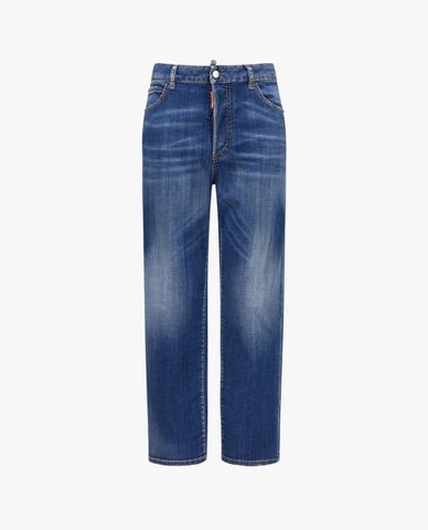  DSQUARED2 - Quần jeans nữ ống đứng hiện đại 