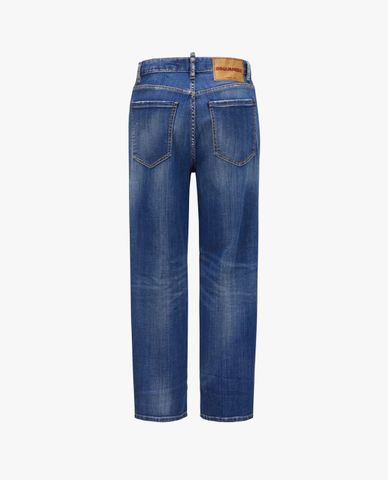  DSQUARED2 - Quần jeans nữ ống đứng hiện đại 