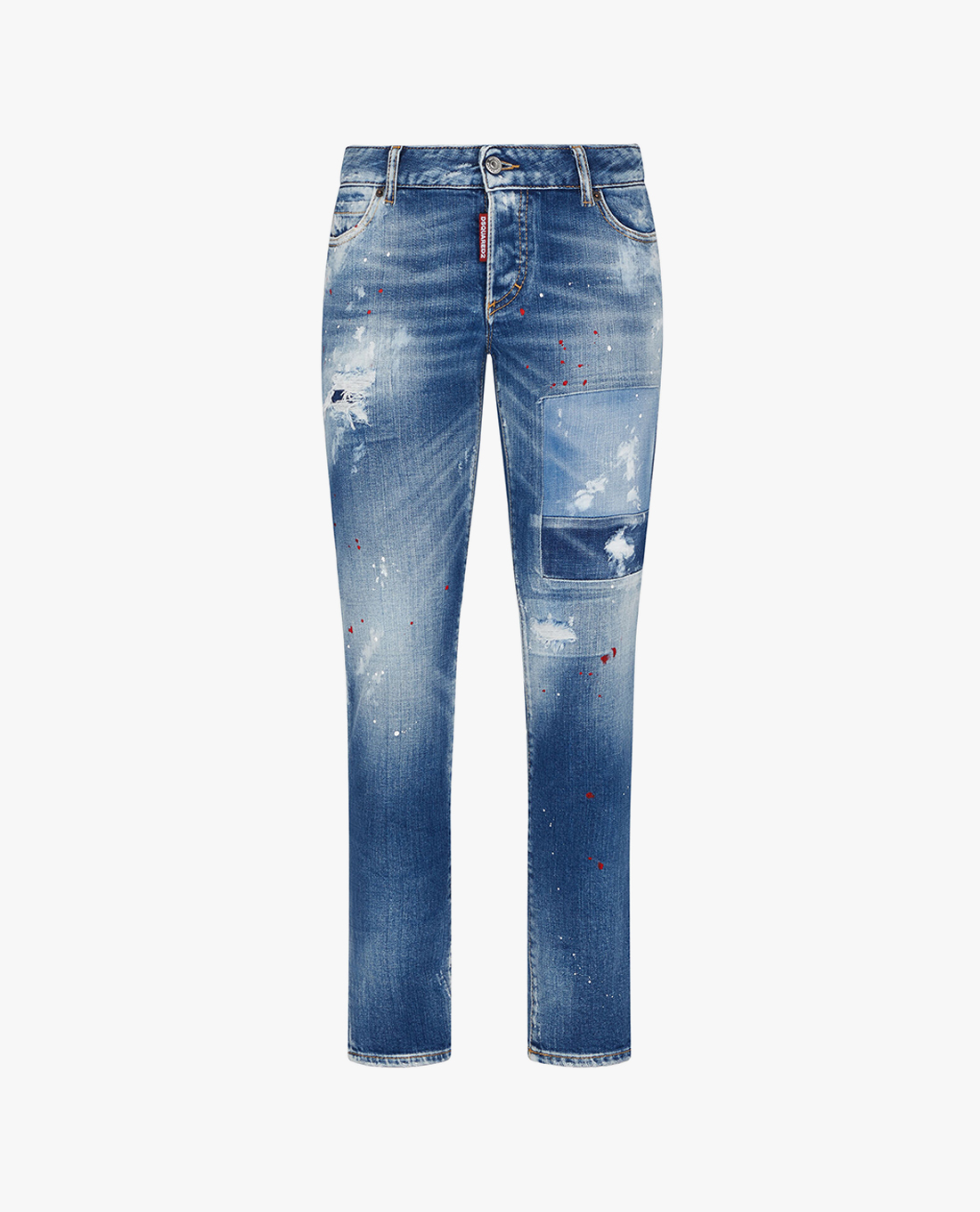 DSQUARED2 - Quần jeans nữ phom ôm Worn Out Booty Wash Jenifer