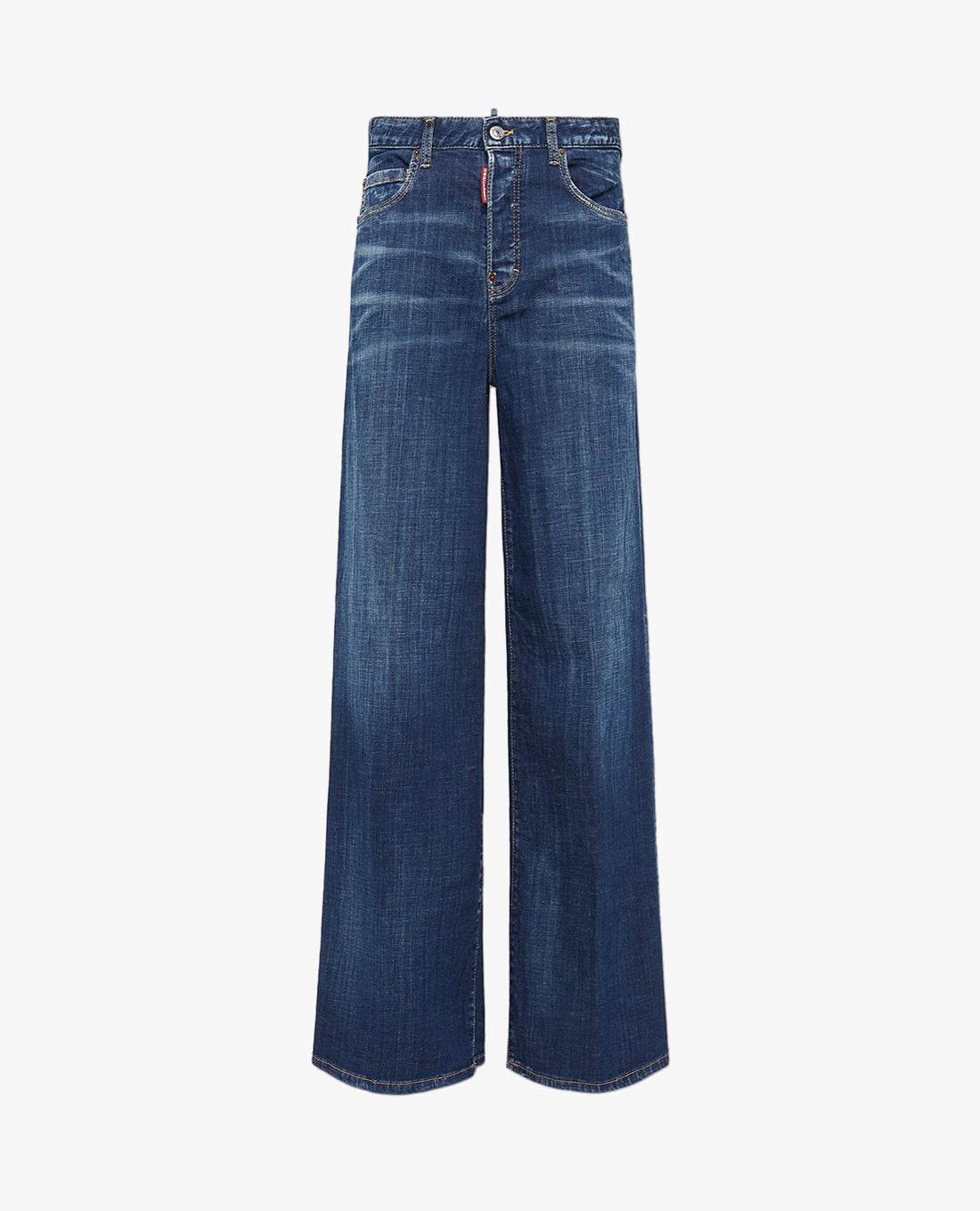 DSQUARED2 - Quần jeans nữ ống rộng Traveller