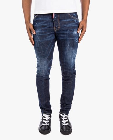  DSQUARED2 - Quần jeans nam wash bạc bụi bặm 
