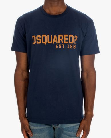  DSQUARED2 - Áo thun nam cổ tròn tay ngắn hiện đại 1964 Cool 