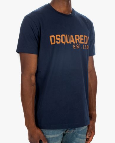  DSQUARED2 - Áo thun nam cổ tròn tay ngắn hiện đại 1964 Cool 