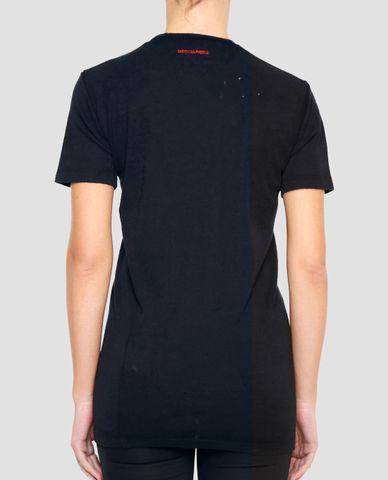  DSQUARED2 - Áo thun nữ cổ tròn Wild Life 