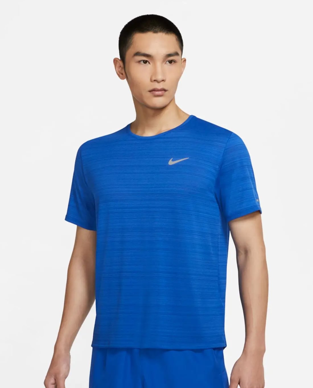 NIKE - Áo thun thể thao nam cổ tròn tay ngắn