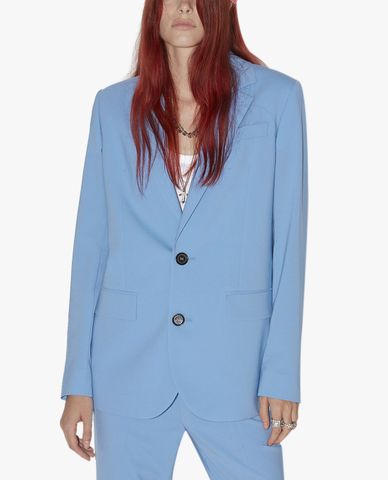  DSQUARED2 - Áo blazer nữ phom suông tay dài thanh lịch 
