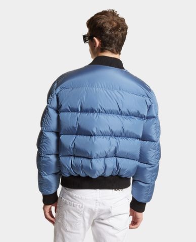  DSQUARED2 - Áo khoác bomber nam tay dài phối zip Puffer 