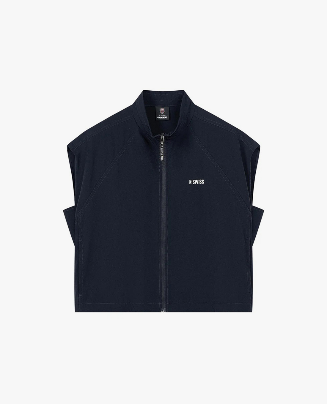 K-SWISS - Áo khoác gilet nữ phom croptop Loose Fit