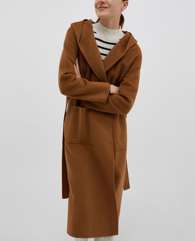  MAX&Co. - Áo khoác nữ dáng dài phối mũ Iovidio 