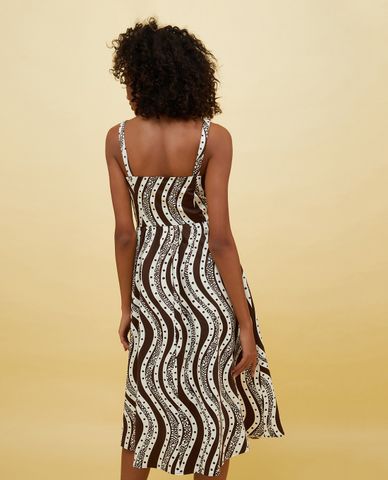  MAX&Co. - Đầm hai dây midi xếp li phom suông Tonka 