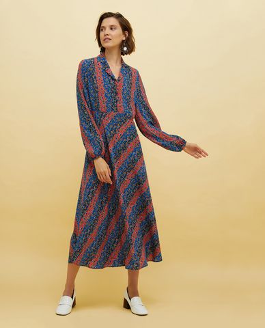  MAX&Co. - Đầm sơ mi maxi tay dài cổ V Kayes 